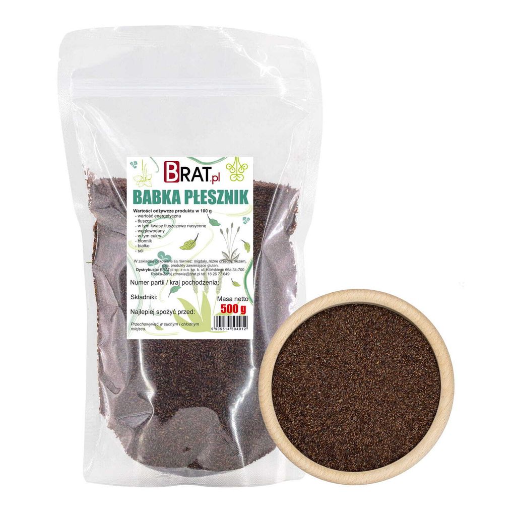 Graines de psyllium 500g Brat.pl Image du produit 