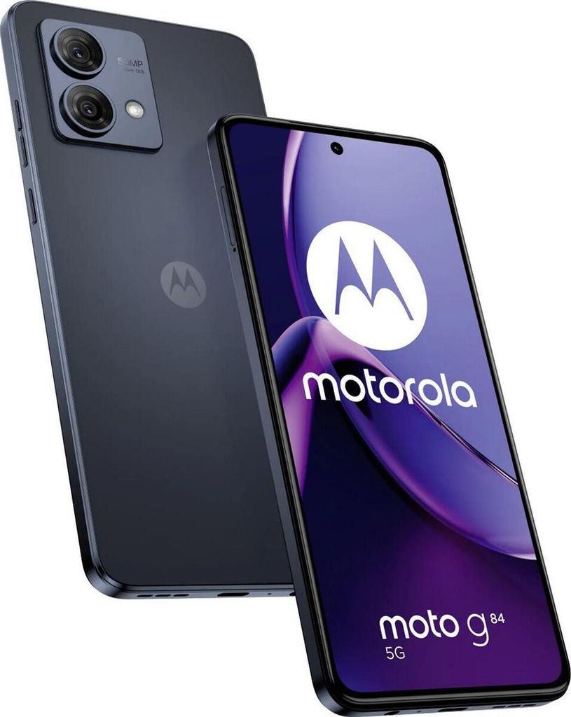Motorola moto g84 5G 8GB + 256GB Midnight Blue Smartphone Produktbild