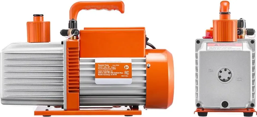 Pompe à vide double étage 9CFM 1HP pour entretien système climatisation