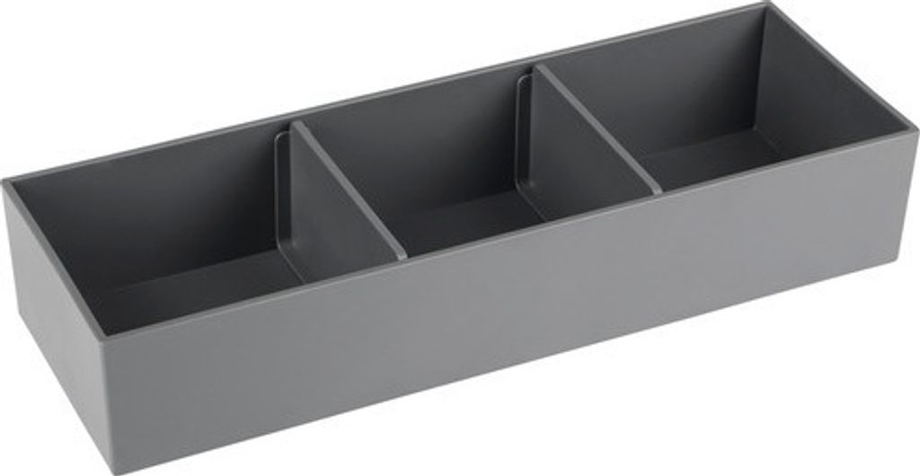 Ordnungsbox 32 x 11 x 6 cm grau Produktbild 