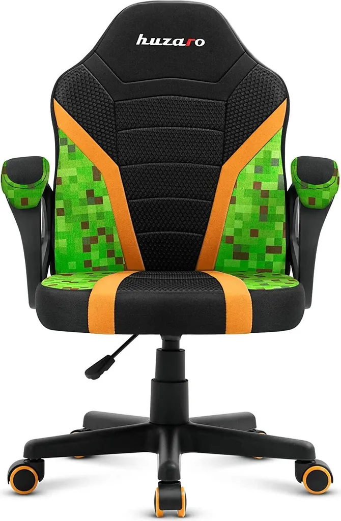 Fauteuil de Bureau Gaming Enfant Huzaro Ranger 1.0 Pixel Mesh Noir