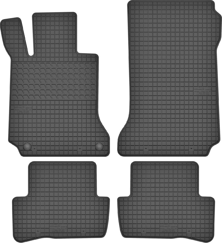 Gummimatten Gummi Fußmatten fürMercedes-Benz C W204