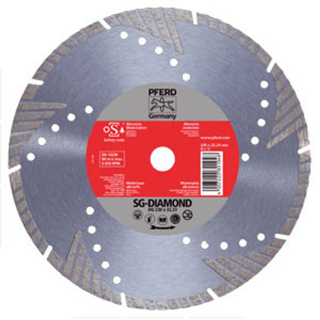 PFERD TOOLS Diamant-Trennscheibe DG 125x2,2x22,23 mm SG z. Trennen v. Stein/Beton,hohe Schnittqualität