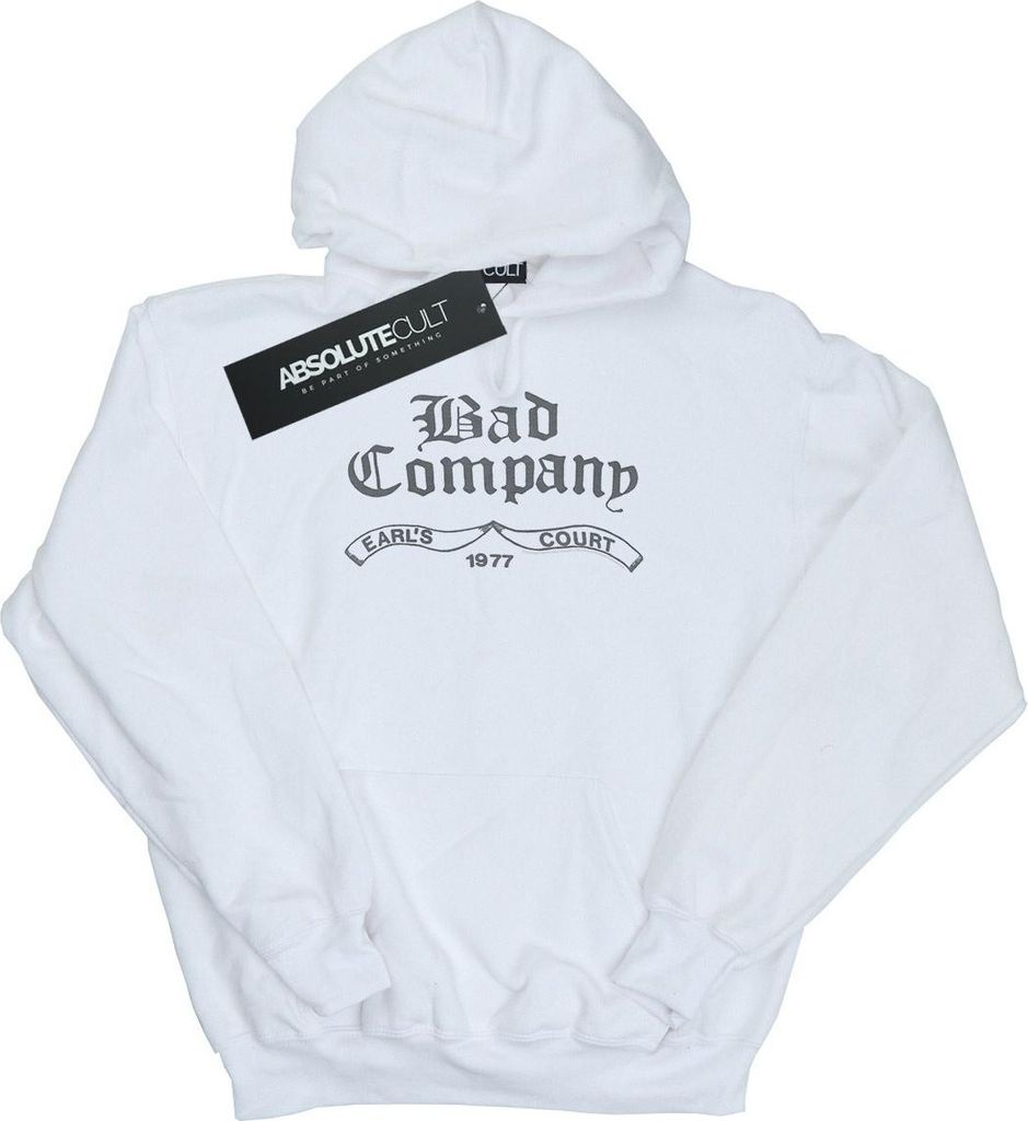 Bad Company - "Earl's Court 1977" Kapuzenpullover für Herren BI49497 (M) (Weiß)