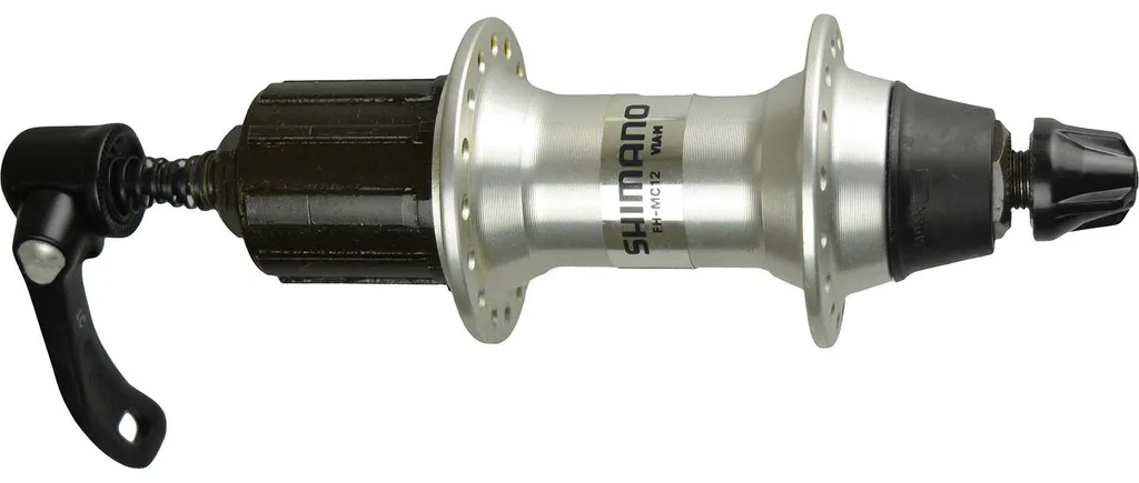 Moyeu de Roue Arrière Shimano Alivio 7V FH-MC12 Argenté 32 Trous