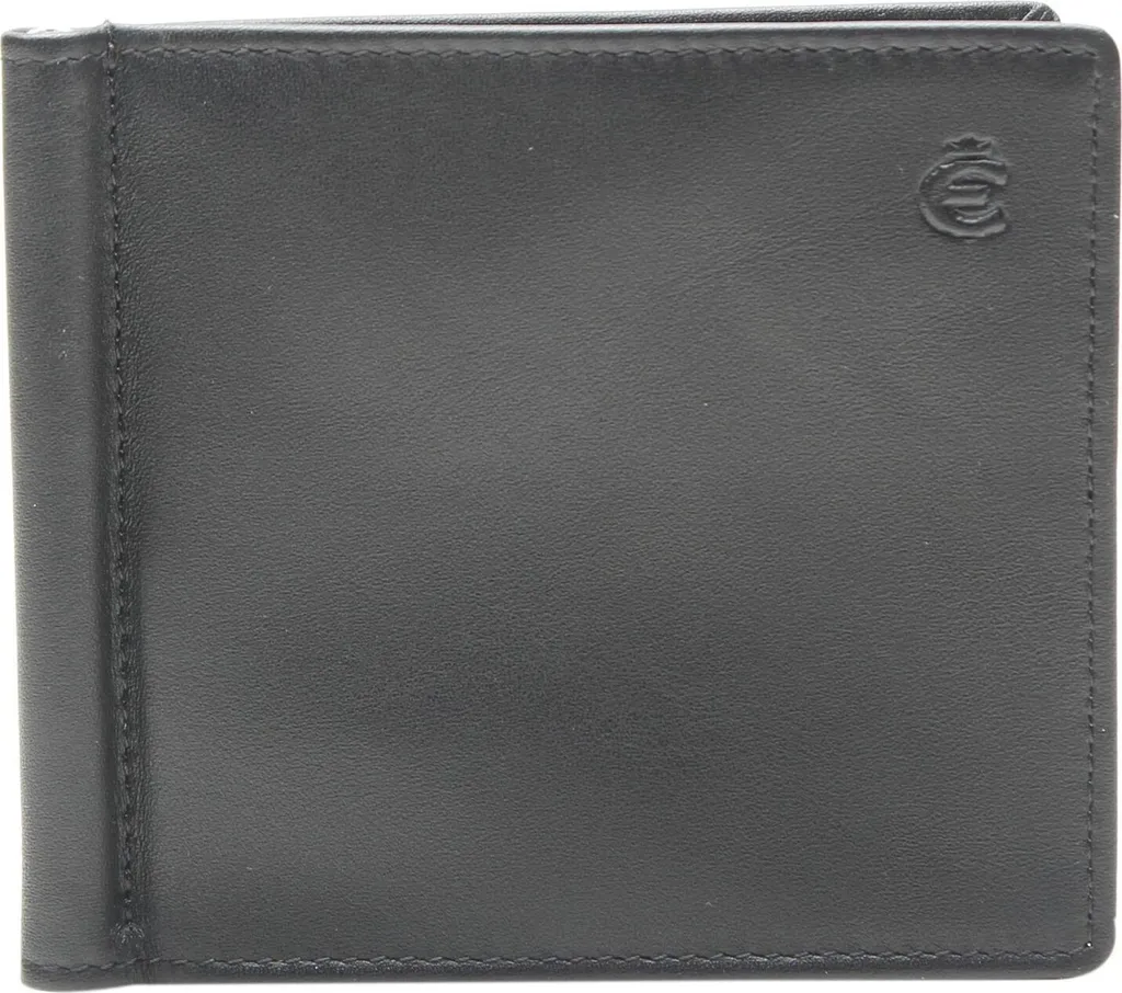 OFFERTA Portafoglio Esquire Pelle Fermasoldi Nero - Prezzo Imbattibile