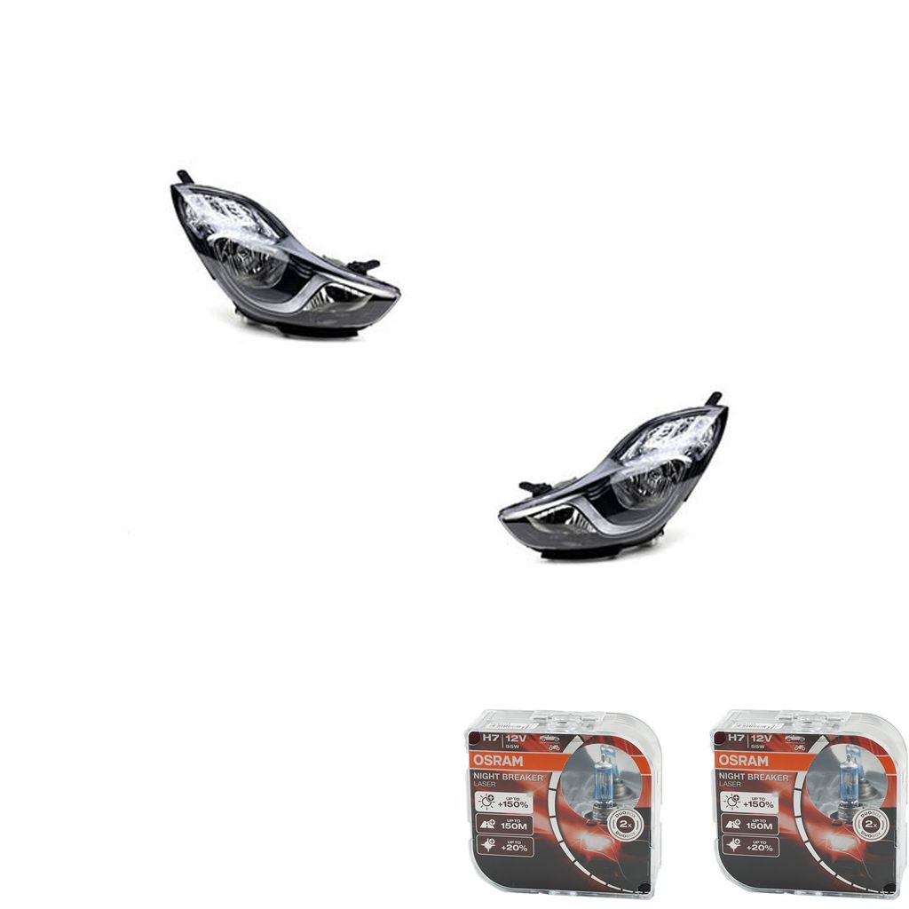 Johns, Scheinwerfer + Osram Night Breaker Laser passend für Hyundai iX20 11/10-Satz L R 921011K000 921021K000