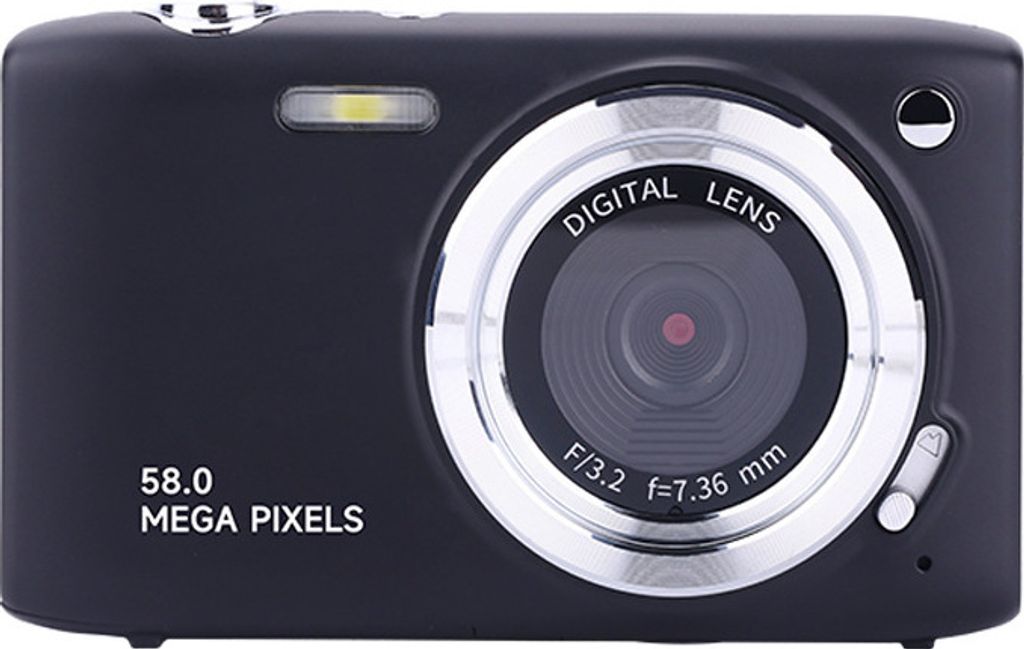 ZELURXX HD Digitalkamera, 2,88 Zoll, 16x zoom, Autofokus, 64G TF karte, Einsteiger, Tragbar, Mit Kartenleser, Geeignet für Studenten, Anfänger, S...