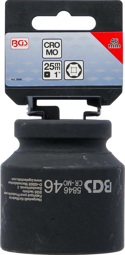 Douille 46 mm pour boulonneuse 1" BGS 5846 idéale pour engins de TP - 2