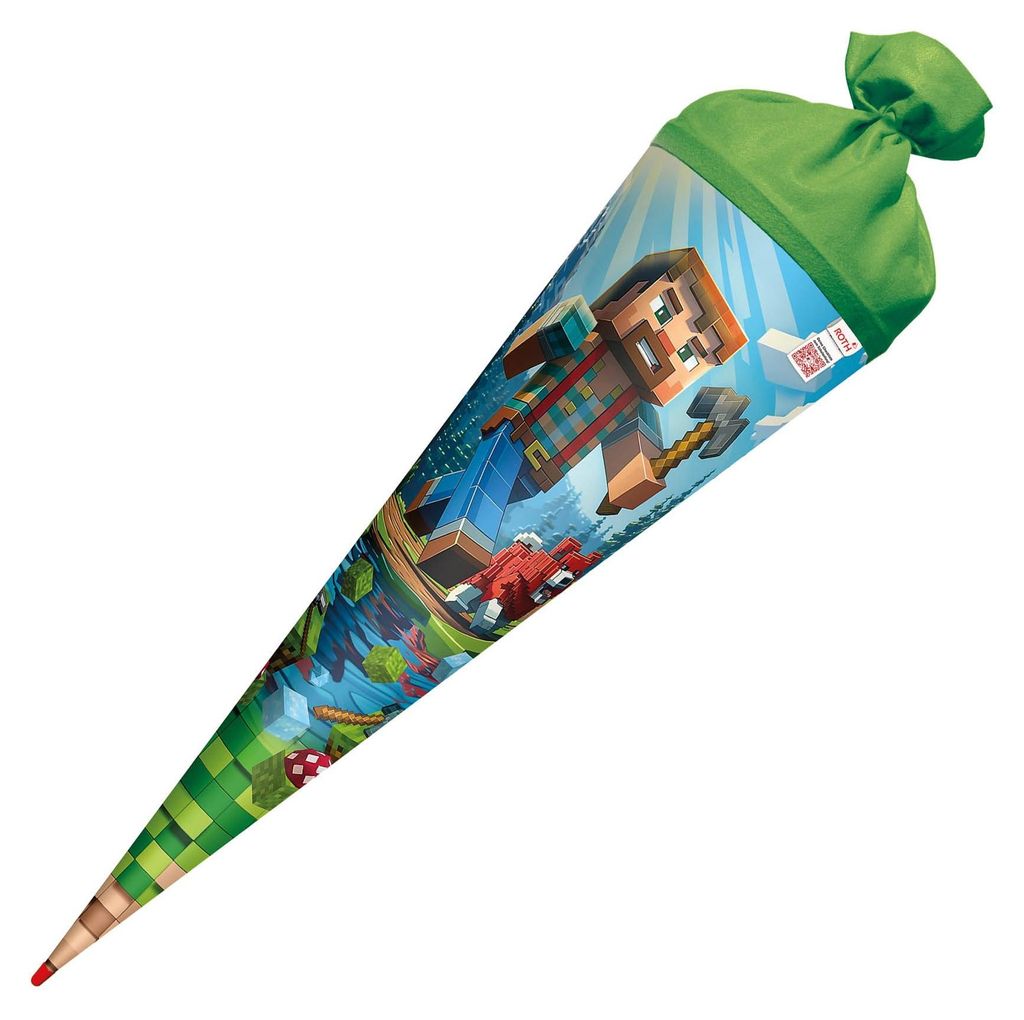Roth Block Game Schultüte 70 cm rund Filzverschluss Produktbild 