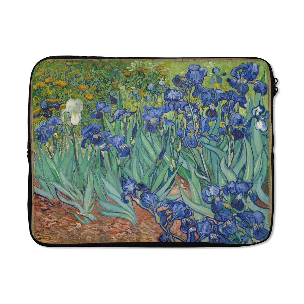 MuchoWow Laptop Hülle 15 Zoll Schwertlilien - Vincent van Gogh Laptoptasche - Laptoptasche - Sleeve - Rundum-Schutz