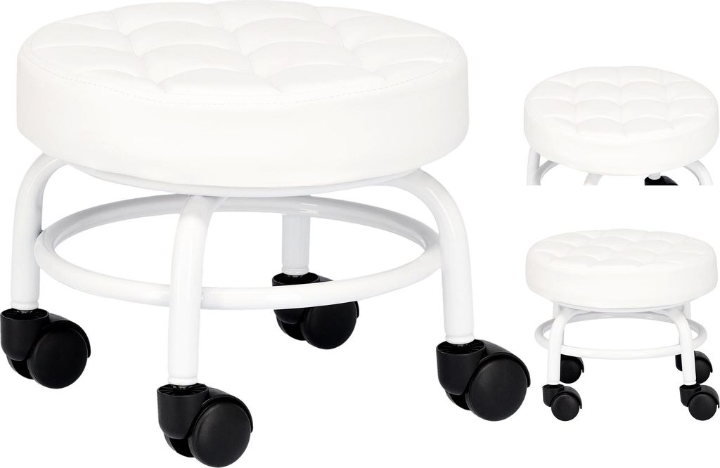 Tabouret de coiffeur cosmétique pour salon de pédicure rond Image du produit 
