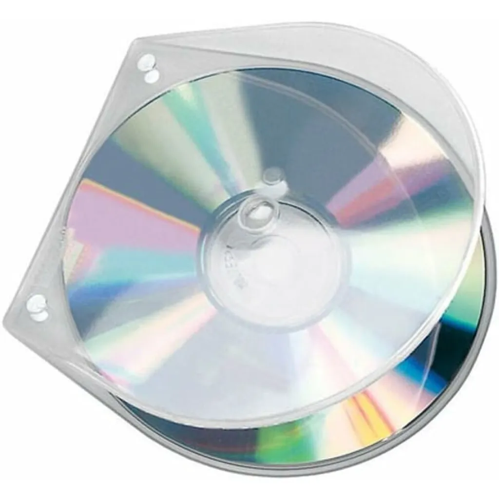 Pochettes de rangement CD transparentes VELOBOX pour archivage sûr