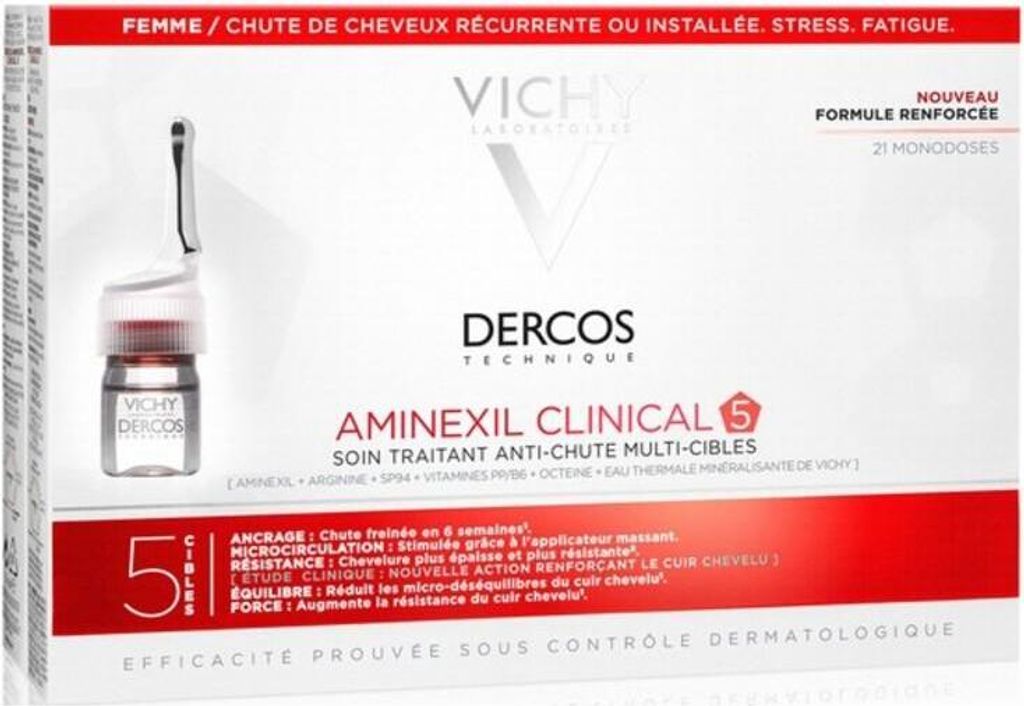 Vichy Dercos Aminexil Clinical 5 vlasová kúra proti Obrázok produktu 