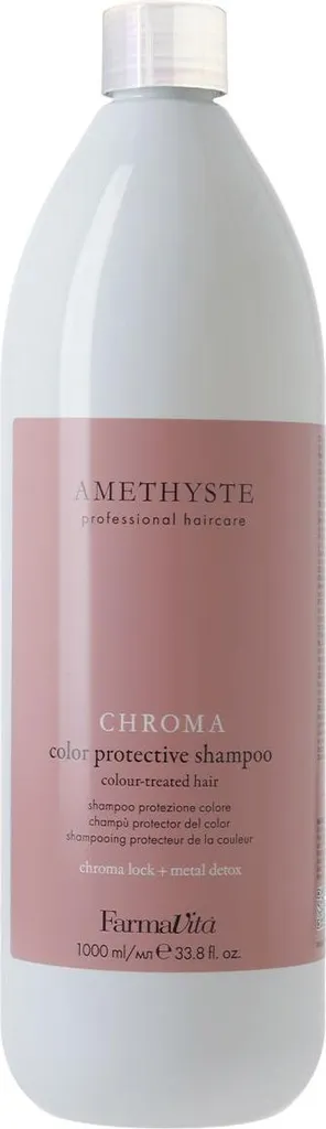 Shampooing Protecteur Améthyste Chroma Color Soin Lavant Grand Format 1L