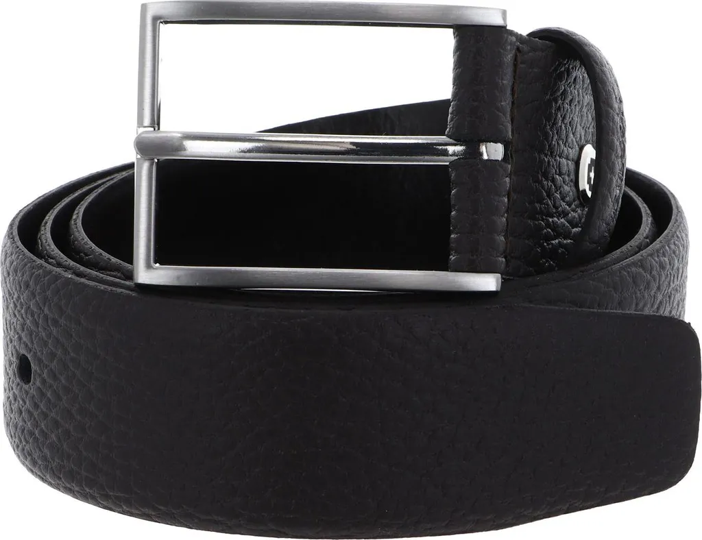 Cintura Strellson in Vera Pelle 3,5 cm W115 Marrone Scuro - Outlet Online