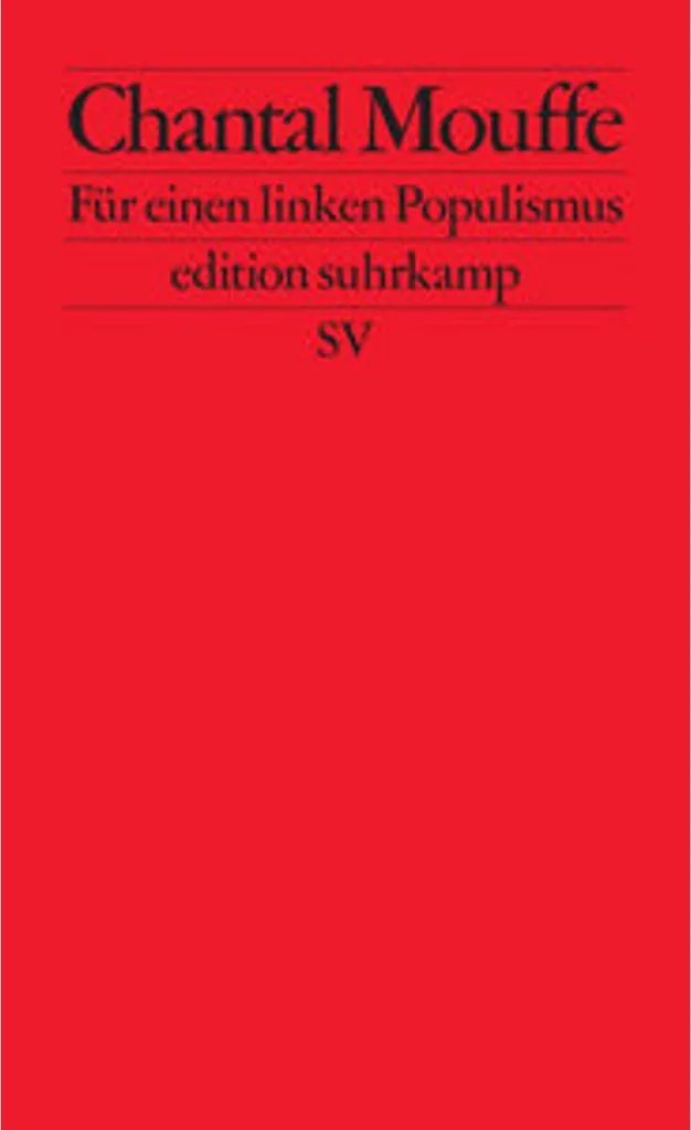 Für einen linken Populismus Édition Suhrkamp Stratégie Politique