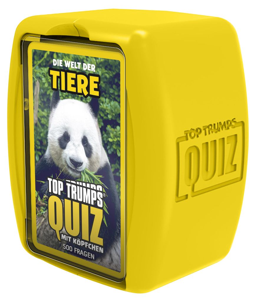 Top Trumps Quiz Welt der Tiere Ratespiel Wissensspiel Produktbild 