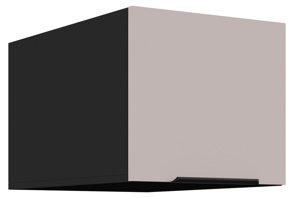 Aufsatzschrank Hochschrank 40 cm Küche ARONA Kaschmir beige Produktbild 