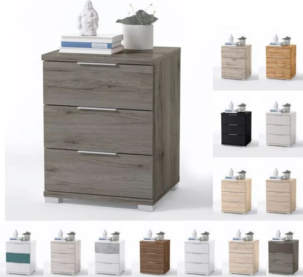 Table de nuit Nelli avec tiroir en bois naturel design scandinave chic - 10