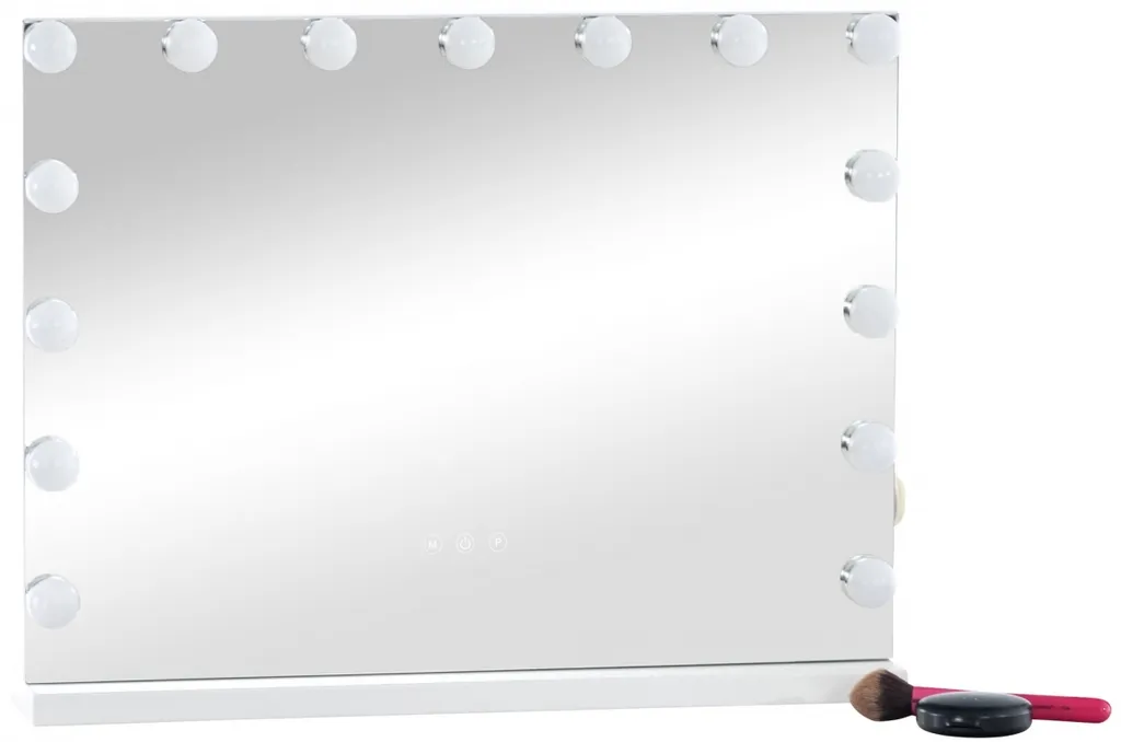 Miroir Marlene Blanc : fini le maquillage raté avec ce miroir stable