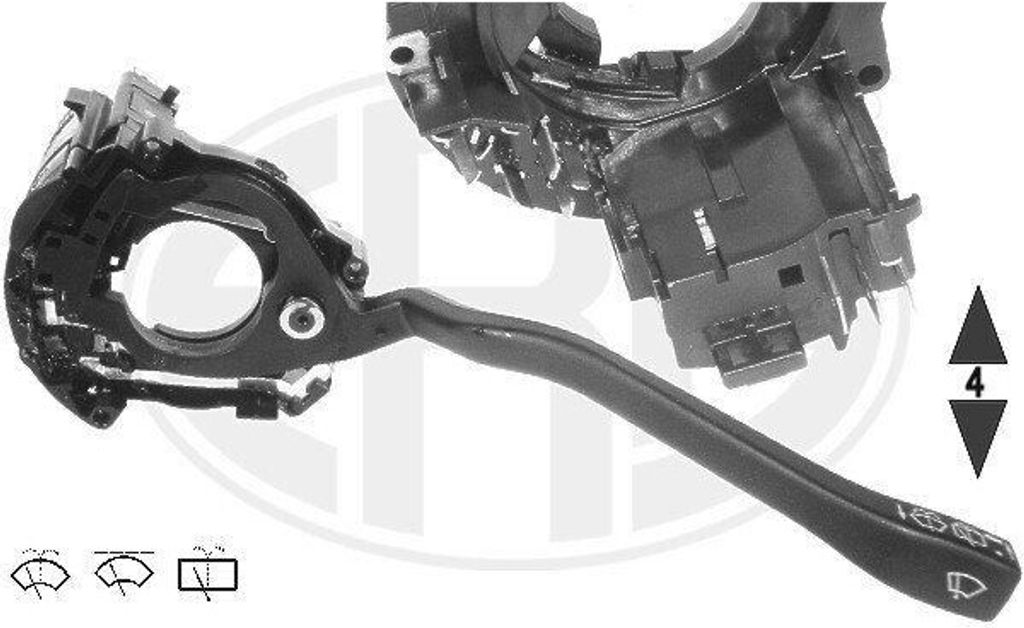 ERA 440283 Lenkstockschalter Kombischalter für VW GOLF II (19E, 1G1) GOLF I Cabriolet (155) Polo Coupe (86C, 80) GOLF I (17) Polo Schrägheck (86C...