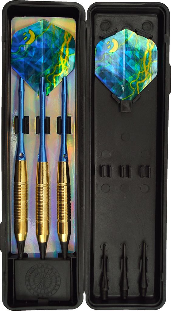 Best Sporting Softtip Dartpfeile "Thphoon" Elkadart Cosmic Brass Darts, 18 g