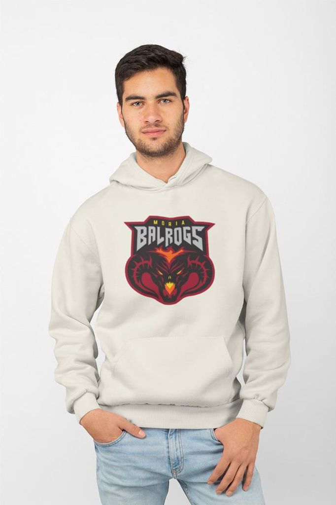 D&B Uni Hoodie MO00102 Moria Balrogs Creme-Größe M
