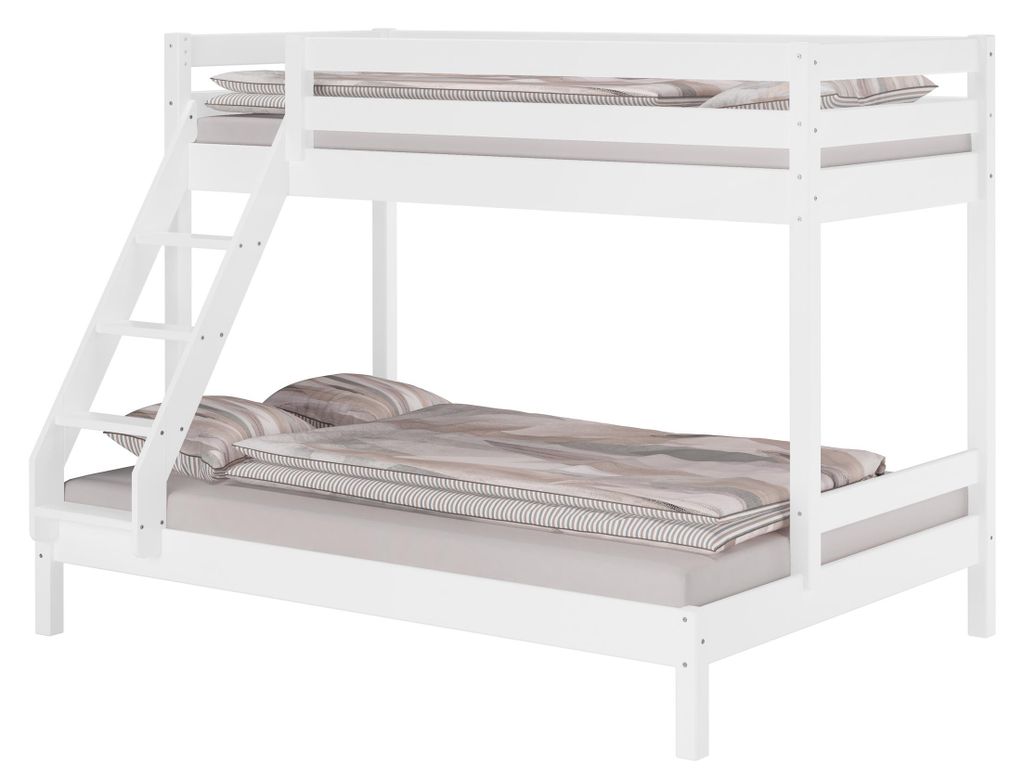 Doppel-Etagenbett 140x200 und 90x200 Erwachsenen-Stockbett Produktbild 