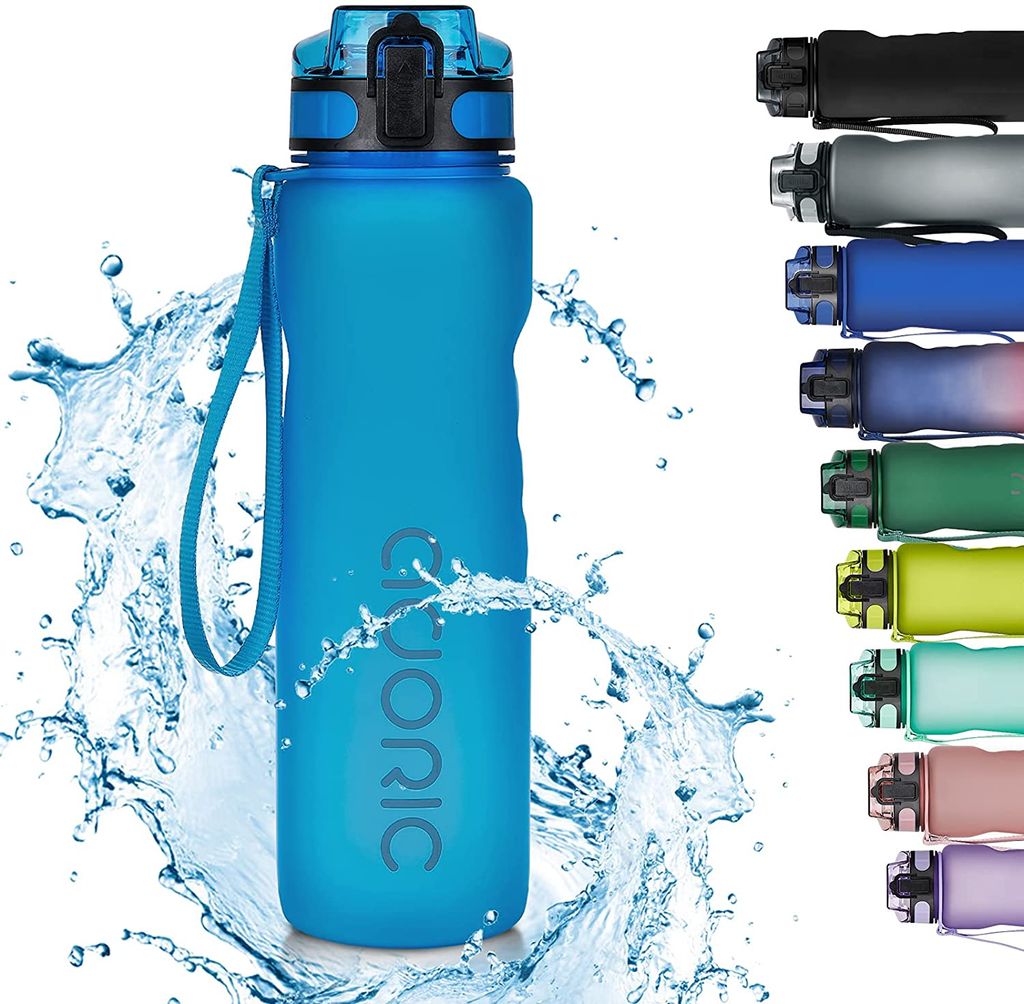 Trinkflasche Sportflasche Wasserflasche Getränkeflasche BPA-frei Tritanflasche 