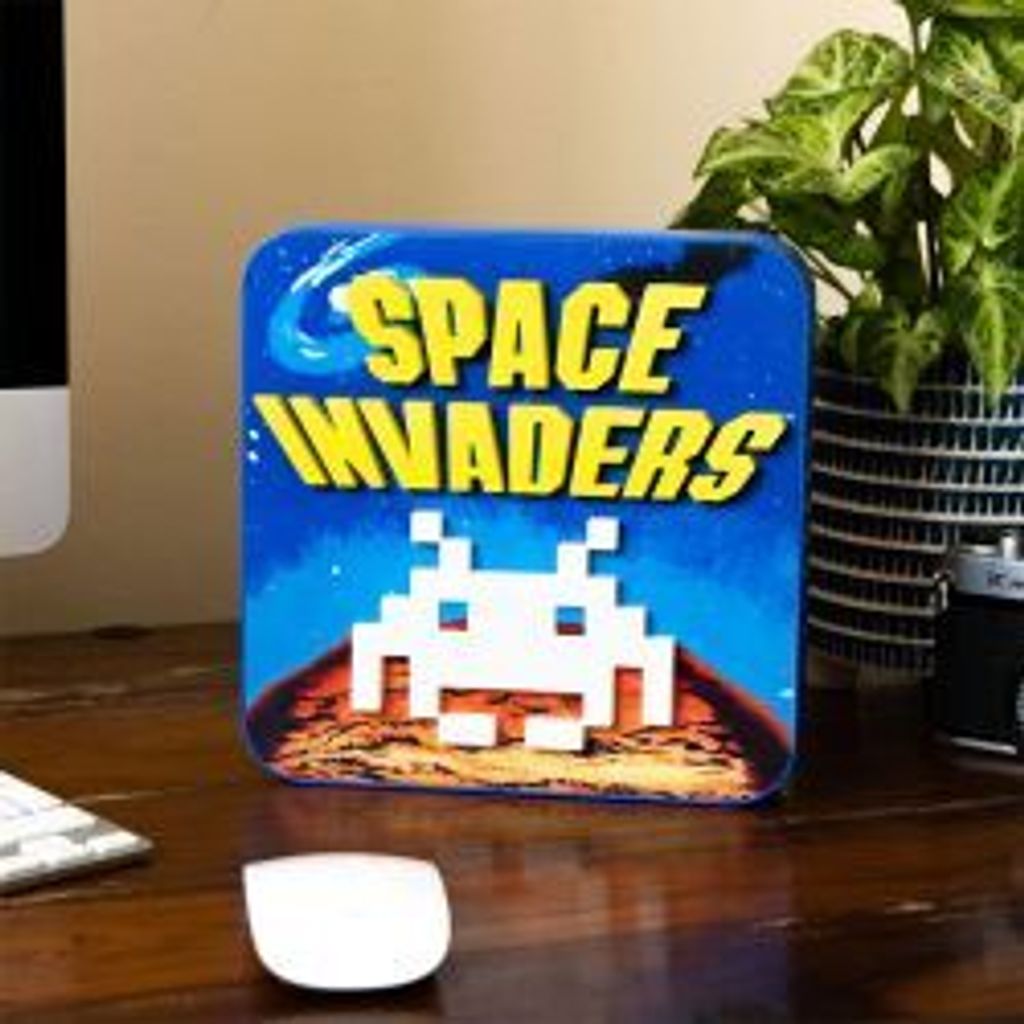 Space Invaders 3D Lampe, offiziell lizenziert, Wandmontage, 20,5 x 26 x 7,5 cm
