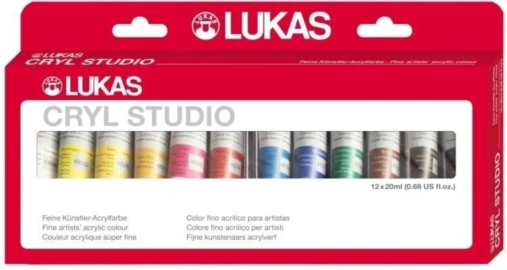 Peinture acrylique d'artiste Happy Kidz Lukas 21404166009 tube de 250ml