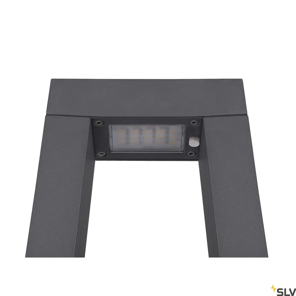 Borne LED dimmable anthracite CCT pour balisage extérieur moderne - 6