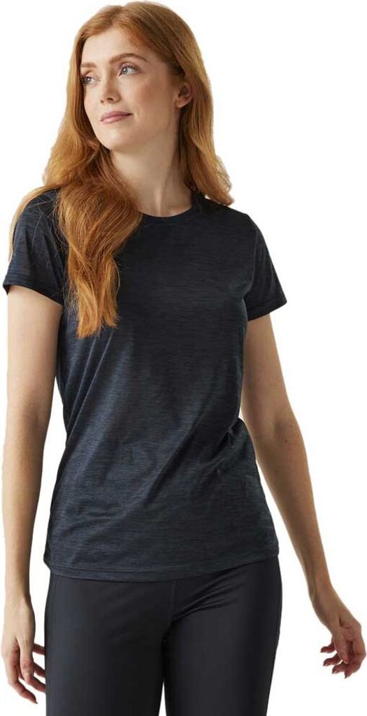 Regatta Fingal Edition Kurzarm-t-shirt Schwarz 20 Frau Schwarz 20