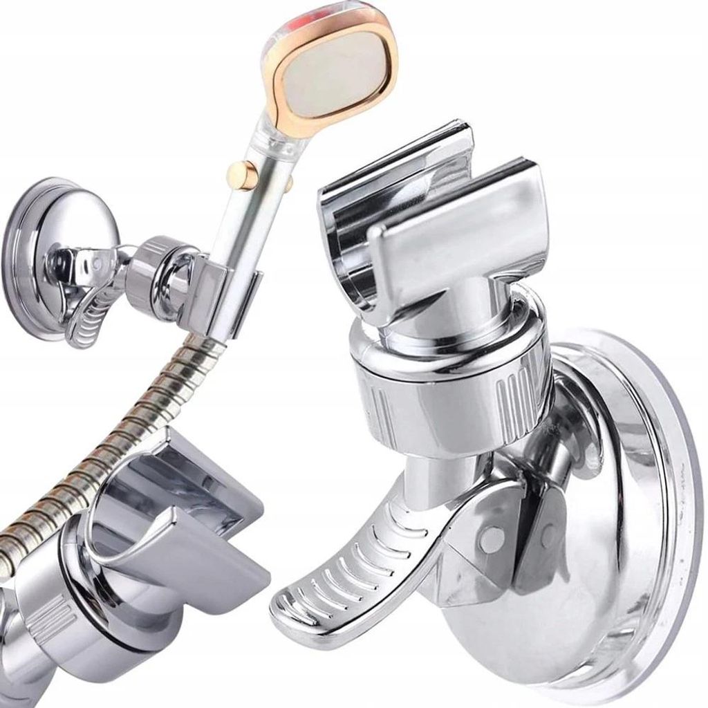 Wandbrausehalter Handbrause Duschkopfhalter mit Saugnapf Produktbild 