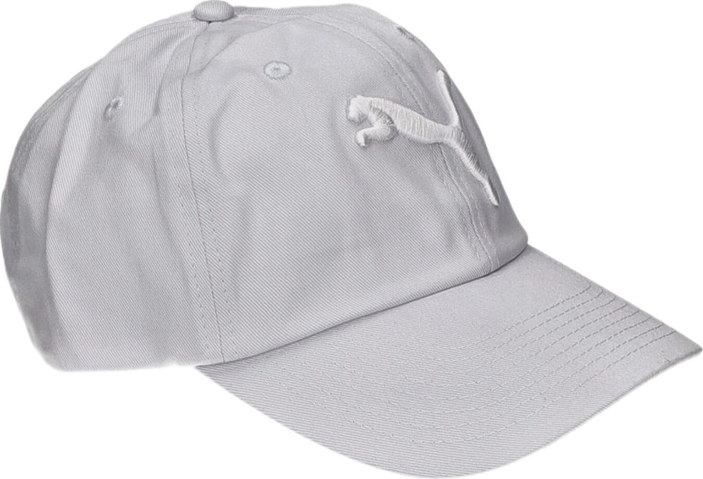 PUMA Essential Cat Logo BB Cap Silver Mist weiß Produktbild 
