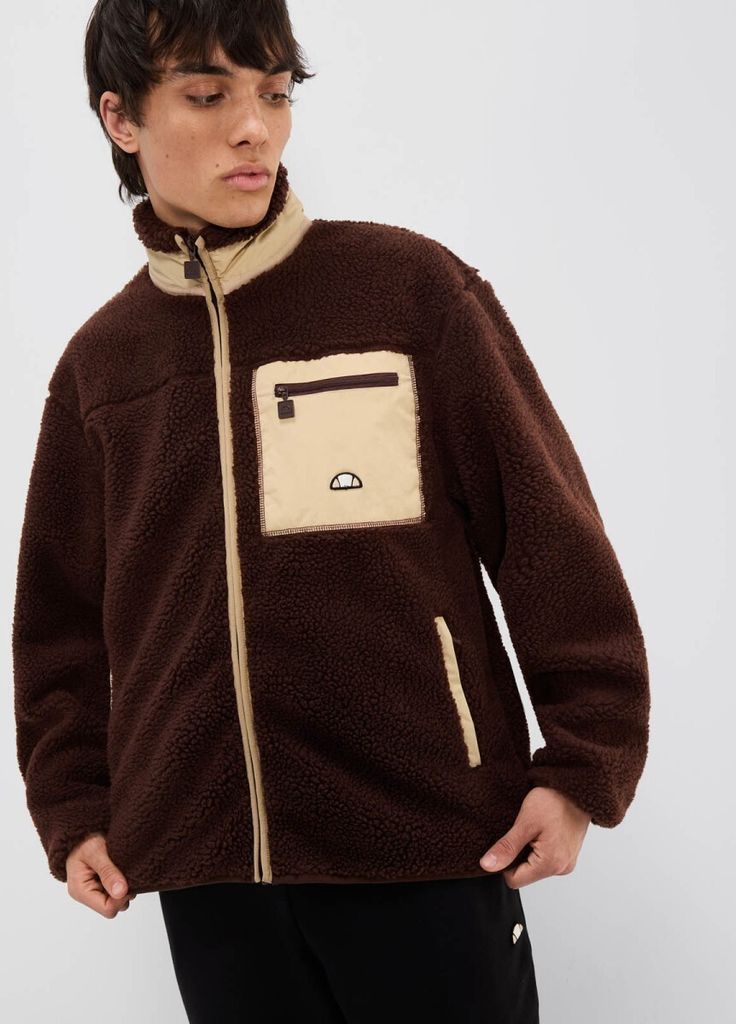 Ellesse Viterbo Fz Jacket Brown S