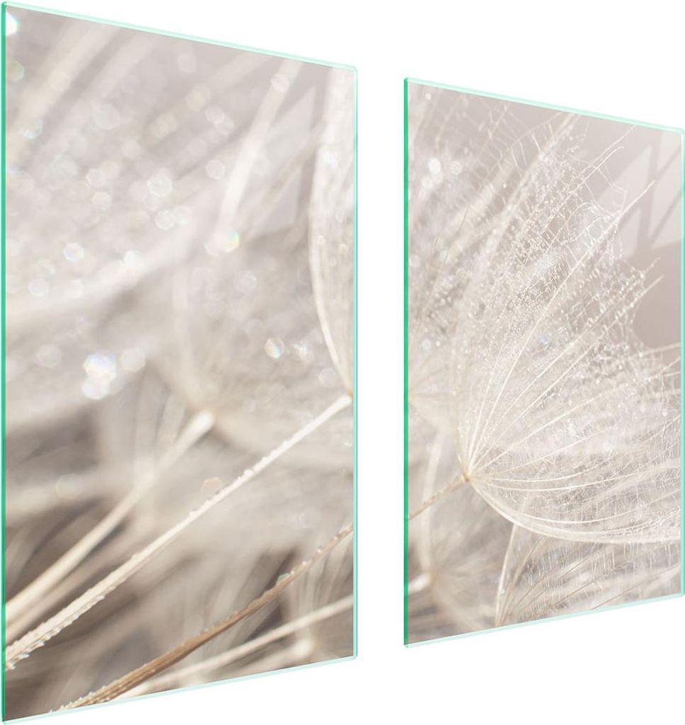 Glasschutzplatte Für Küche 65X52 Blume
