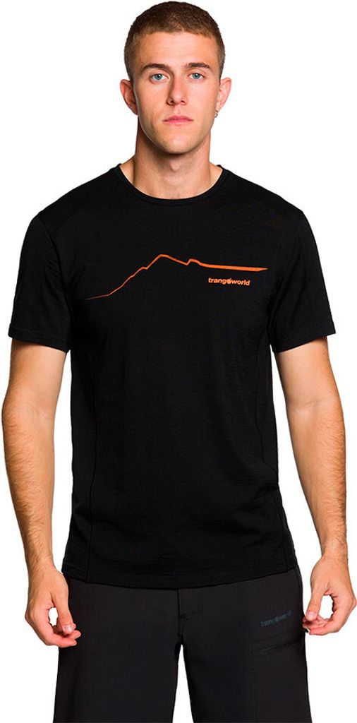 Trangoworld Serneus Kurzarm-t-shirt Schwarz L Mann Schwarz L