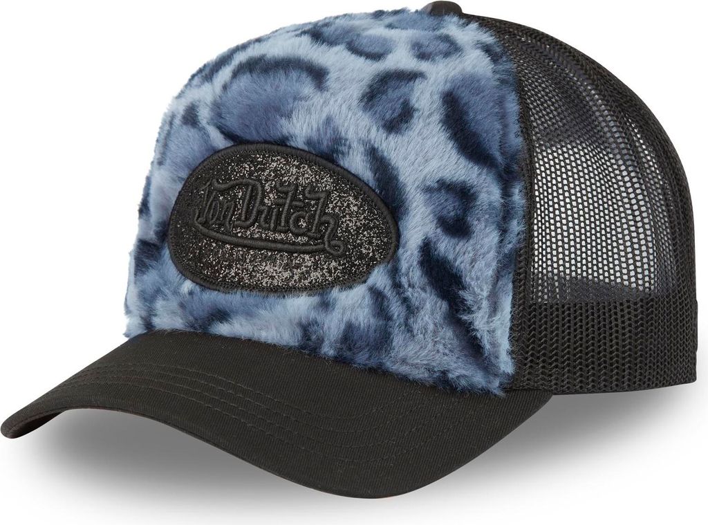 Von Dutch Originals Trucker Cap - FUR LEO - Blue