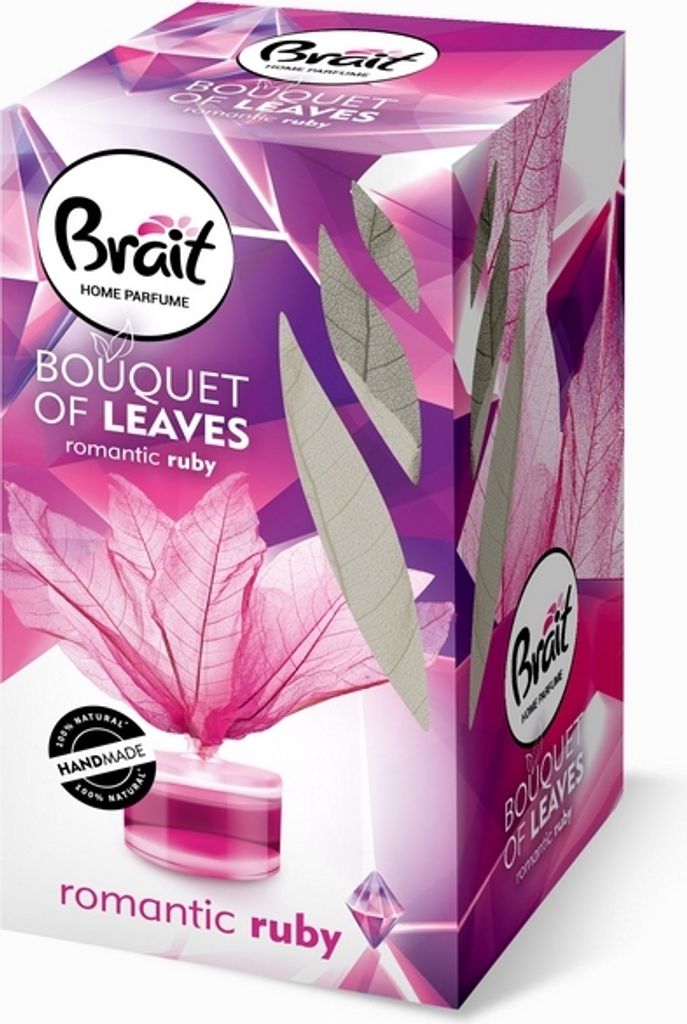 Deodorante decorativo a foglie profumate Ruby 50ml - Brait Immagine del prodotto 