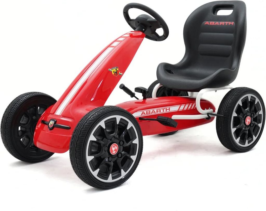Dětský motokár Abarth (3–7 let) – s gumovými pneumatikami Obrázek produktu 