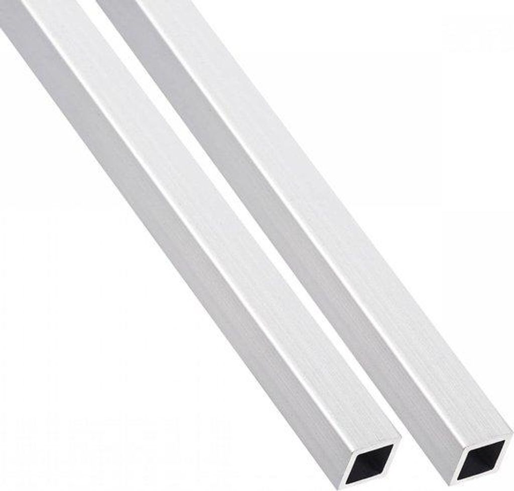 Quadratische Aluminium Rohre 8x8mm 300mm lang für Haus und Maschinen