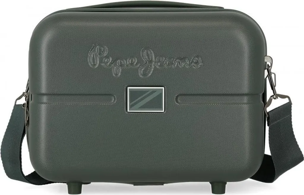 Astuccio da viaggio in ABS per cosmetici PEPE JEANS ACCENT Verde, 21x29x15cm, 9L, 7693933