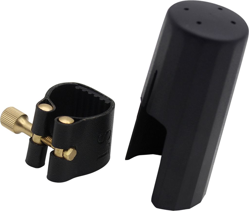 Mundstück Ligatur Fastener + Mundstück Cap für Alto Sax Saxophon Mundstück Teile