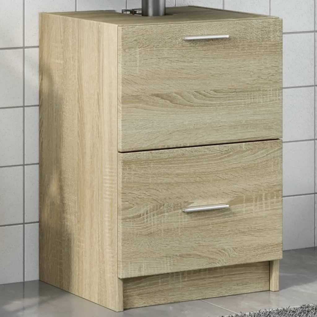 Maison Exclusive - Mobile lavabo in rovere Sonoma 40x37x59 cm Materiale ligneo
