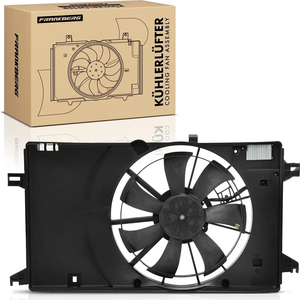 Frankberg Ventilateur de Radiateur avec Cadre pour Mazda 5 CR19 1.8 2.0 2.3