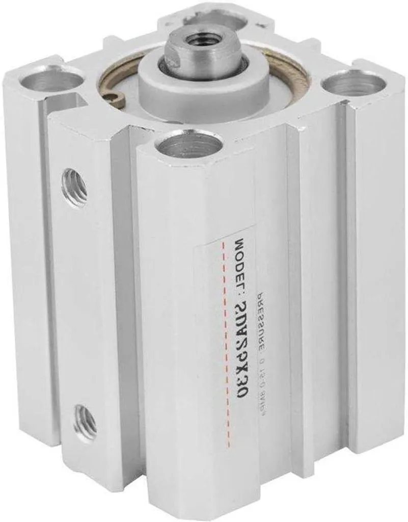 Vérin pneumatique 30 mm anti-corrosion double effet pour espaces réduits