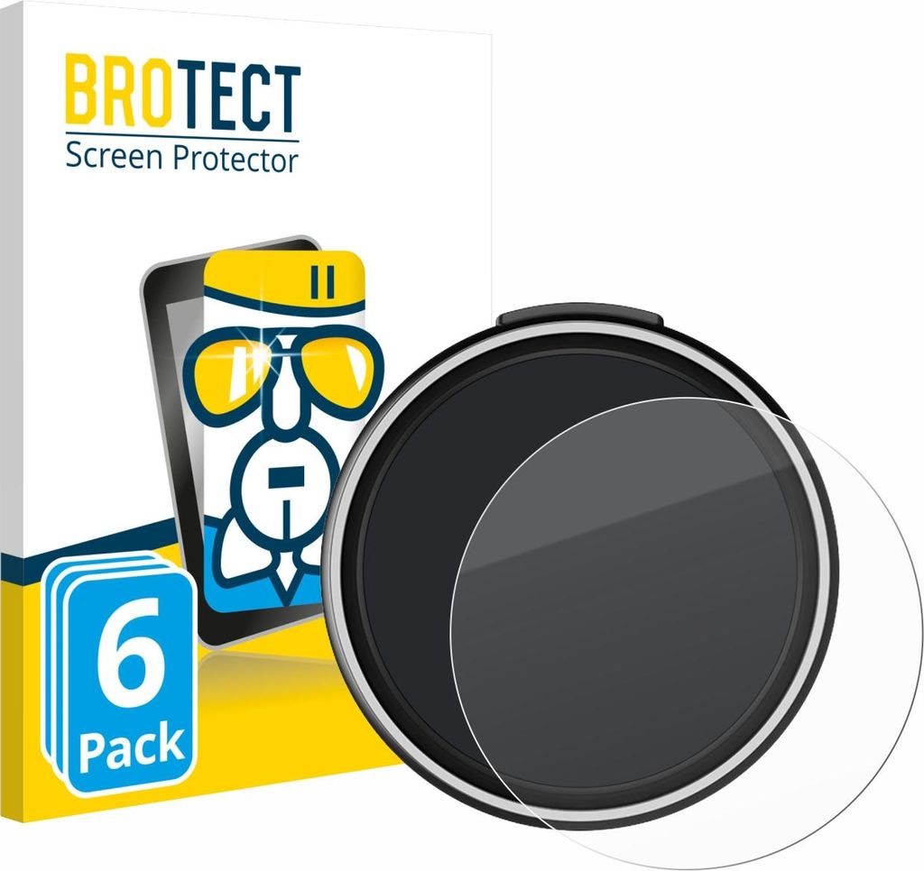 6x BROTECT Schutzglas für OOONO CO-Driver NO2 Plus Schutzfolie Panzer Folie Glas Display Schutz klar