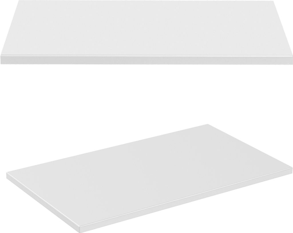 Waschtischunterschrank 80 cm in weiß matt mit gerillter Produktbild 5